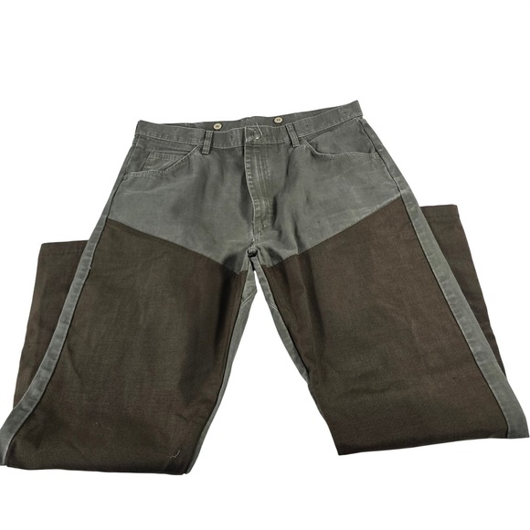 Wrangler Other - Wrangler Pro Gear Mens Upland Hunting Pants Green Brown Ripstop PG101LD 38x32
